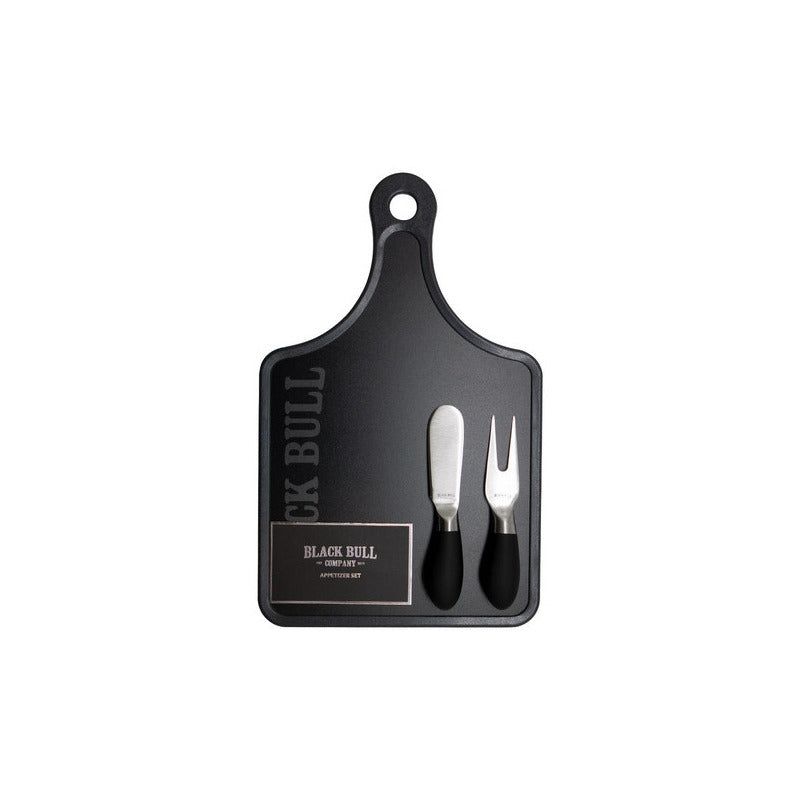 BLACK BULL - Set De Aperitivos Black Bull Con Cuchillo Y Tenedor Aperitivo