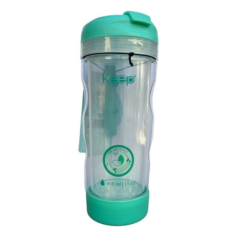KEEP - Mug Vaso 450ml  Keep Té Hierbas Botella Infusor Color Amarillo