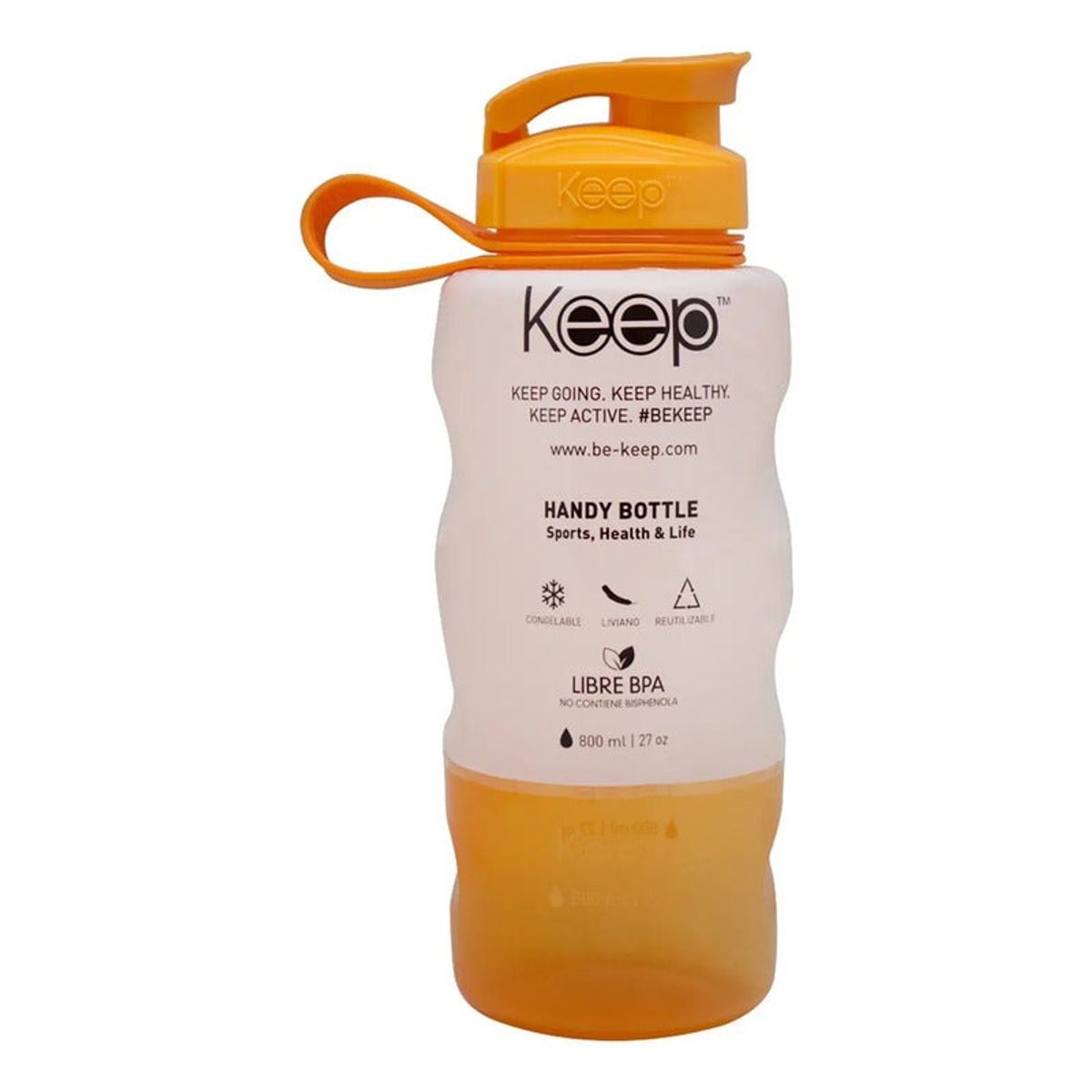 KEEP - Botella De Agua Deportiva Colores 800ml Keep Color Turquesa