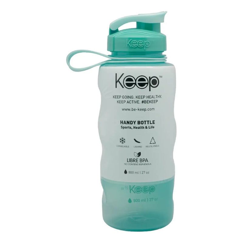 KEEP - Botella De Agua Deportiva Colores 800ml Keep color Amarillo