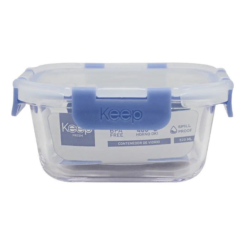 KEEP - Contenedor Hermético 520 Ml Keep Color Azul
