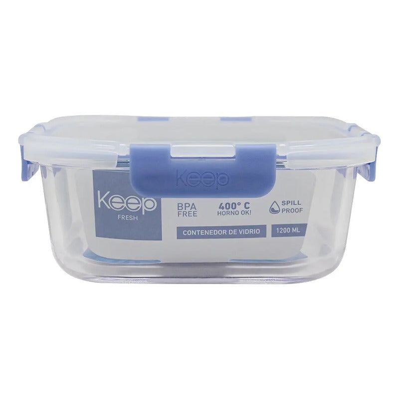 KEEP - Contenedor Hermético 1200 Ml Keep Color Azul