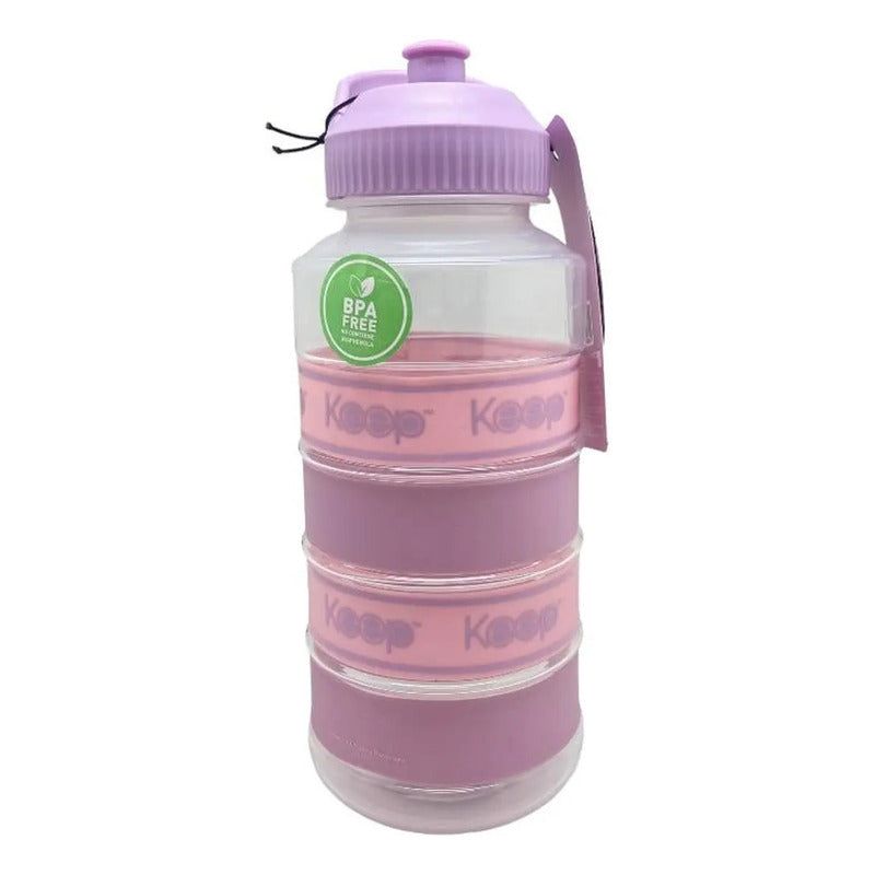 KEEP - Botella De Agua Deportiva 1l Big Brands Color Lila
