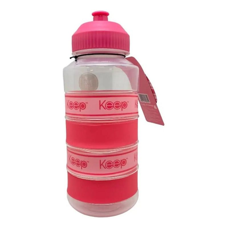 KEEP - Botella De Agua Deportiva 1l Big Brands Color Rosado