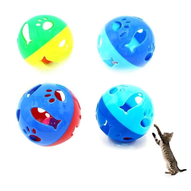 GENERICO - Juguete Pelota Gigante Para Gato Mascota Con Cascabel