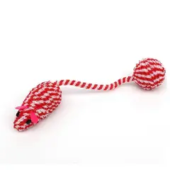 GENERICO - Juguete Interactivo Para Gato Ratón Inteligente Pelota Rojo