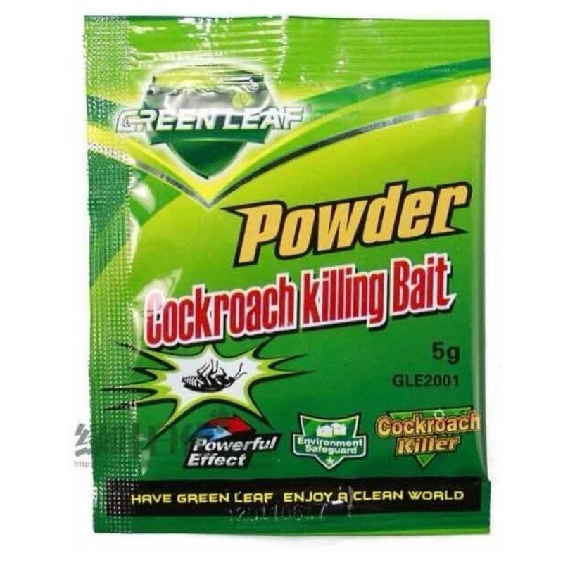 GENERICO - Pack 10und Veneno Mata Cucarachas 100 Efectivo Polvo 5g