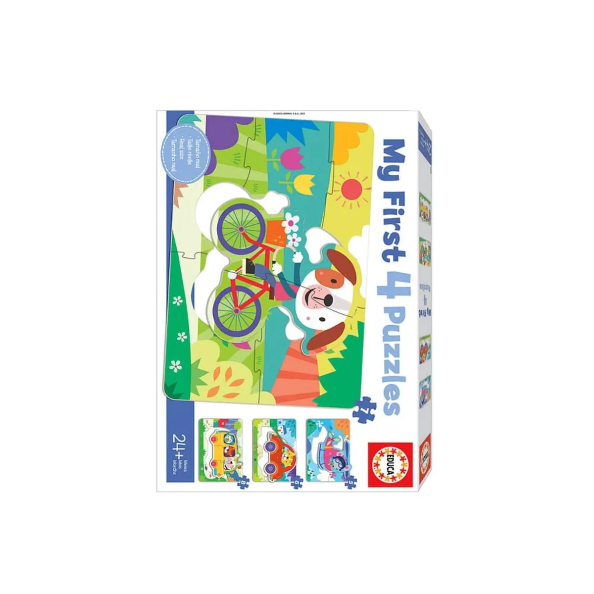 EDUCA - Puzzle Infantil Vehiculos (My First 4 Puzzles) - SC
