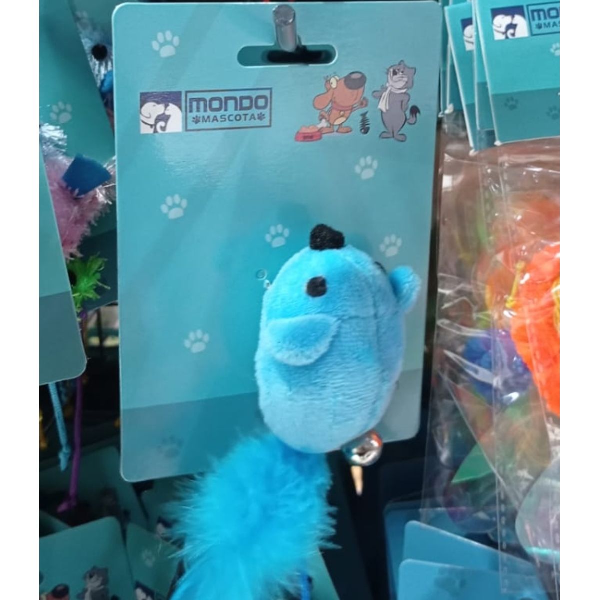 GENERICO - Juguete Para Gatos Raton De Cola Para Mascotas