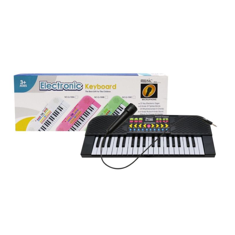GENERICO - Piano Electrónico Teclado Musical 37 Teclas Niños Micrófono.