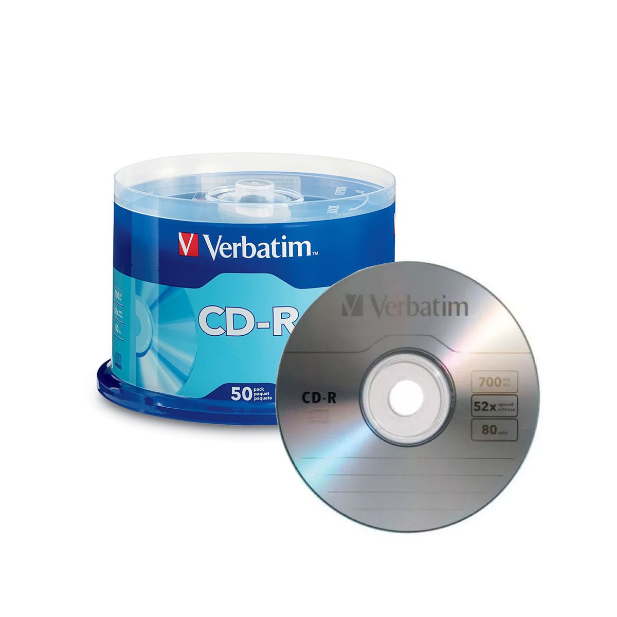VERBATIM - CD Virgen Torre 50 und. CD-R 80min/700mb VERBATIM