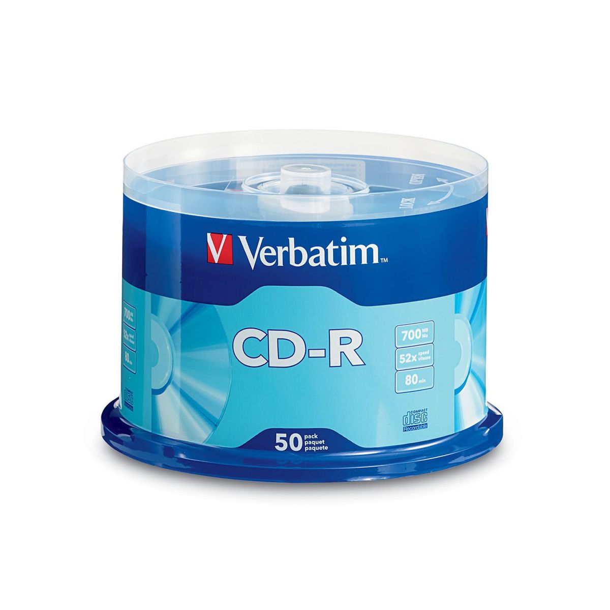 VERBATIM - CD Virgen Torre 50 und. CD-R 80min/700mb VERBATIM