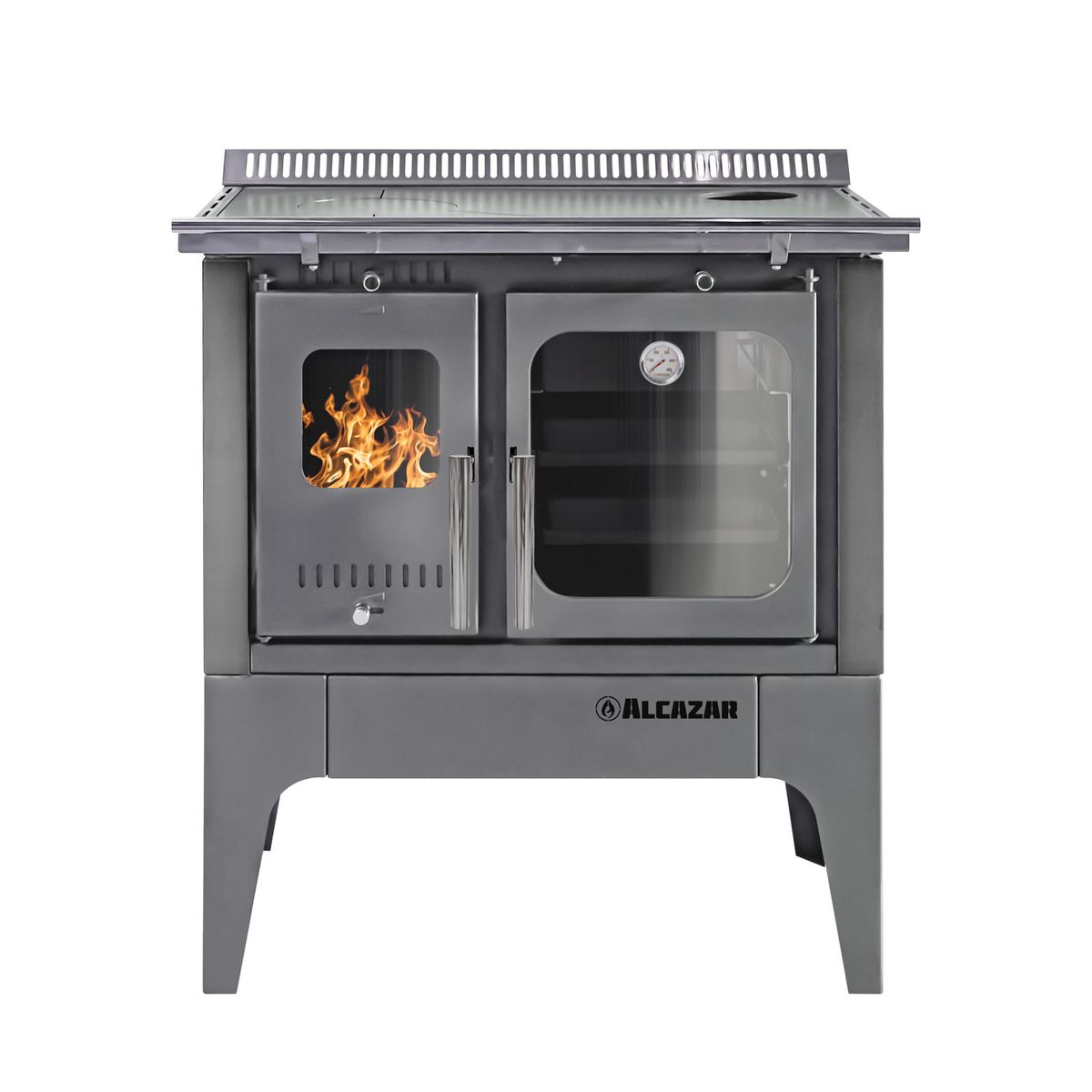 ALCAZAR - Cocina a Leña Alcazar Europea S900 Gris