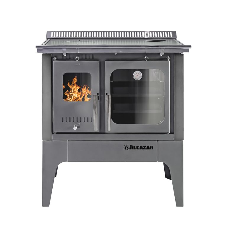 ALCAZAR Cocina a Leña Europea S800 Gris