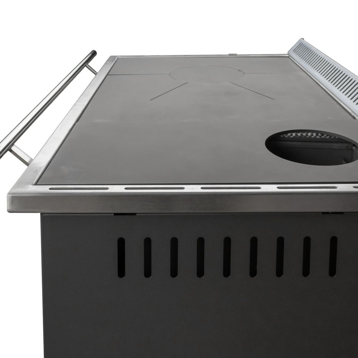ALCAZAR - Cocina a Leña Alcazar  Europea M80 Gris