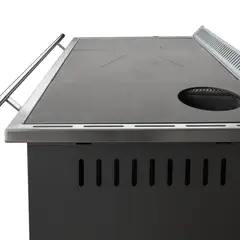ALCAZAR - Cocina a Leña Europea M80 Gris