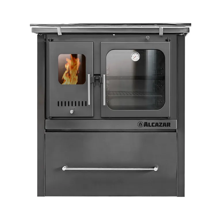 ALCAZAR Cocina a Leña Europea M70 Gris