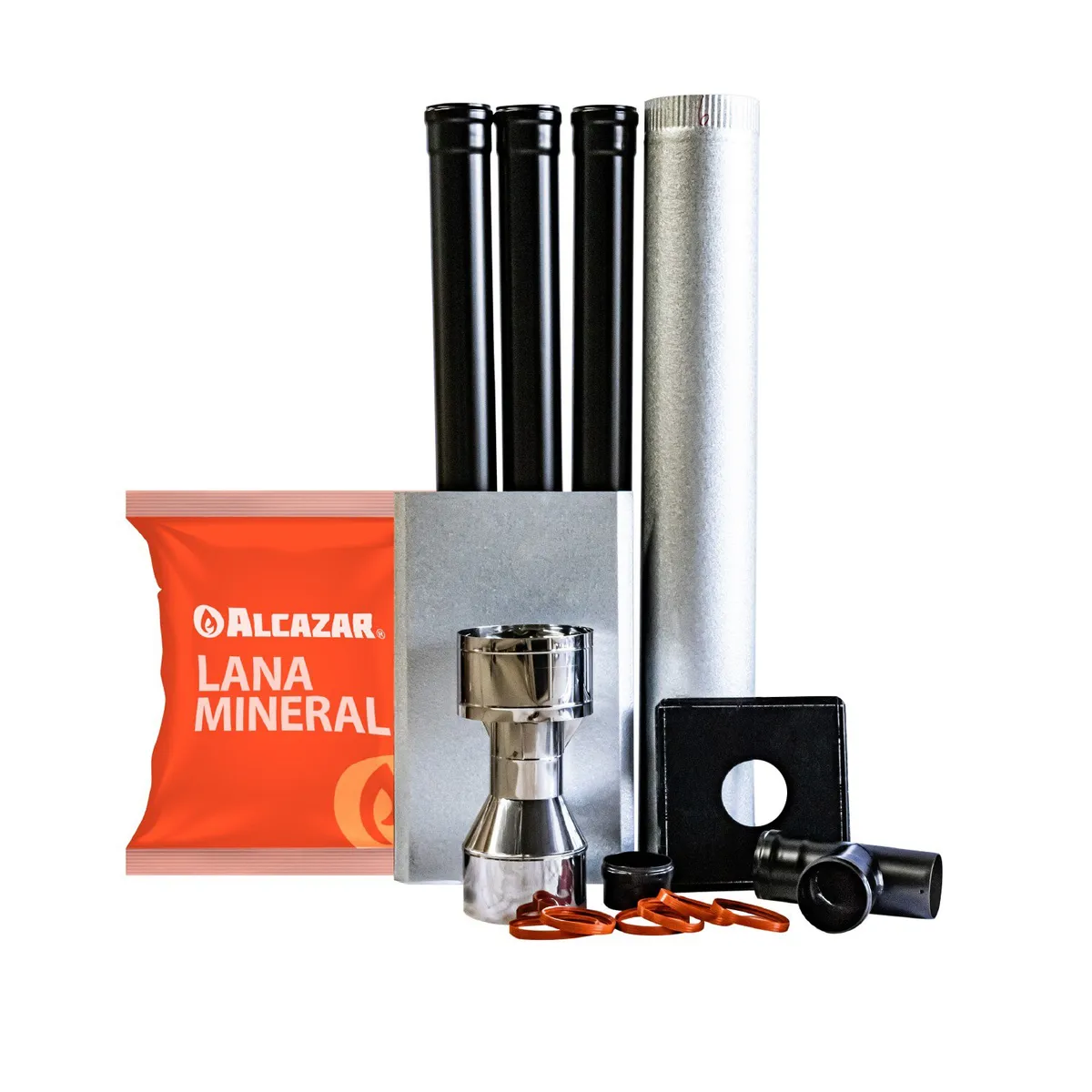 ALCAZAR - Kit Instalación Pellet Vertical