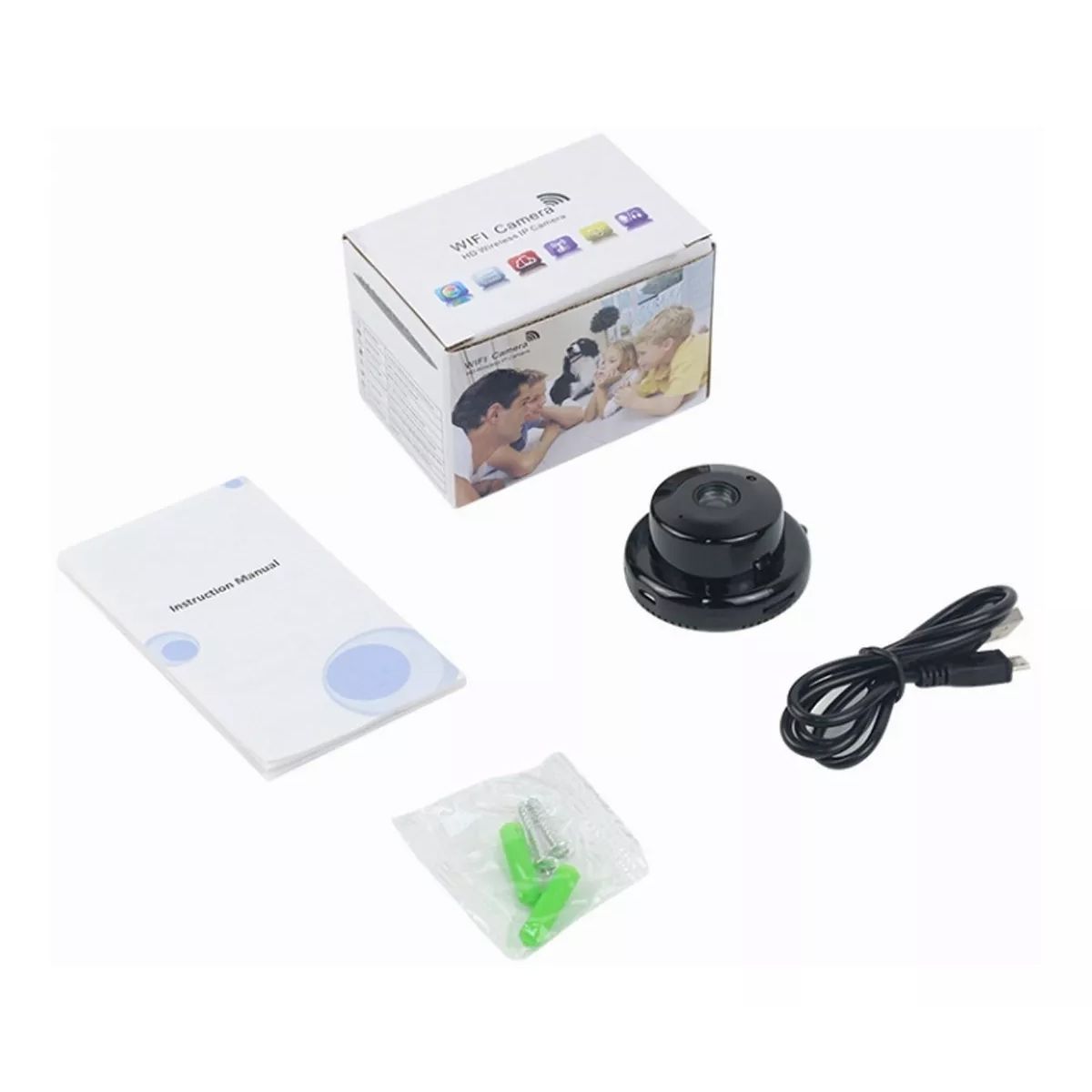 EDWINAYY - Cámara Visión Nocturna 1080p Wifi Inalámbrica Hd Seguridad