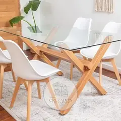 GENERICO - Grupocruzados.cl COMEDOR 140X90 + 4 SILLAS TULIP