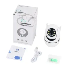 EDWINAYY - Monitoreo remoto doméstico con cámara wifi inalámbrica de 360 ??grados
