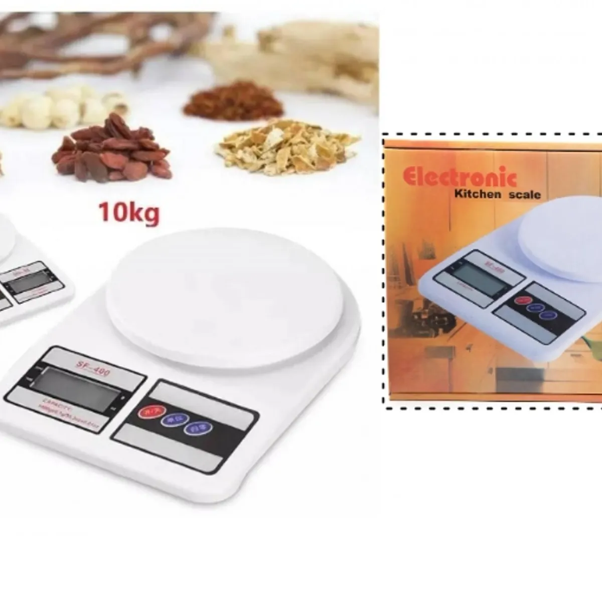 GENERICO - Pesa Balanza Digital De 0 Gramos A 10 Kilos Portatil