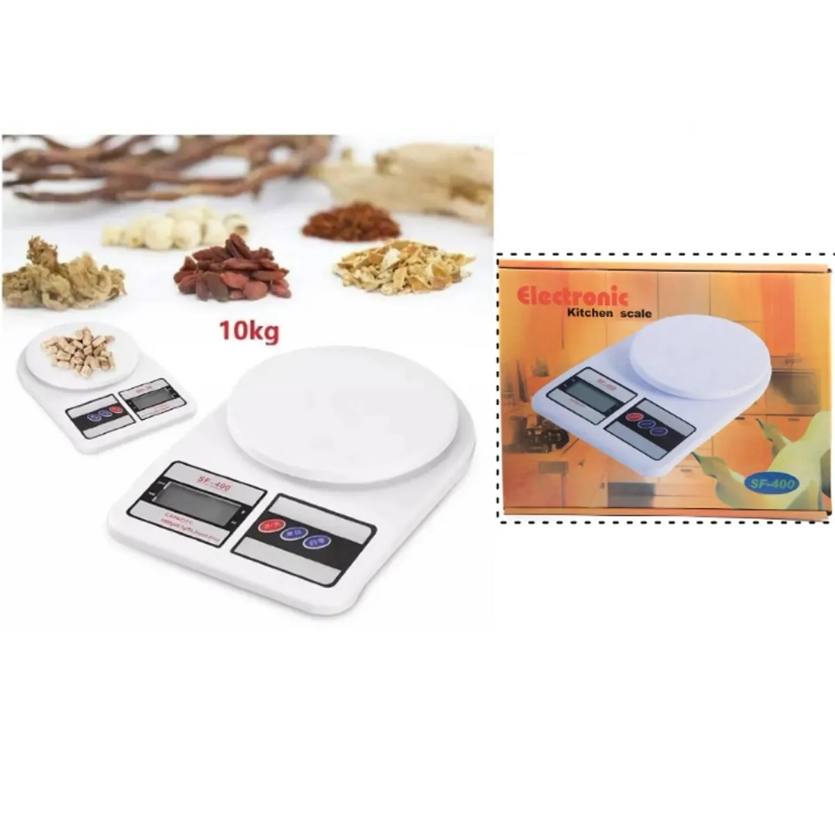 GENERICO - Pesa Balanza Digital De 0 Gramos A 10 Kilos Portatil