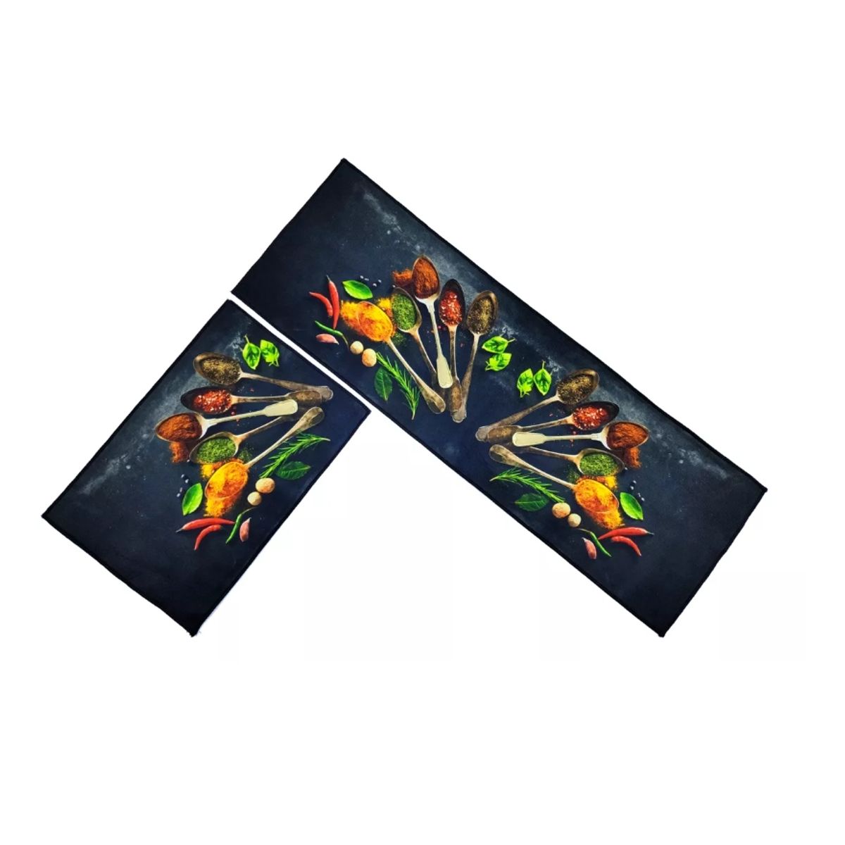 GENERICO - Alfombra Para Cocina Piso Baño Antideslizante Set 2 En 1.