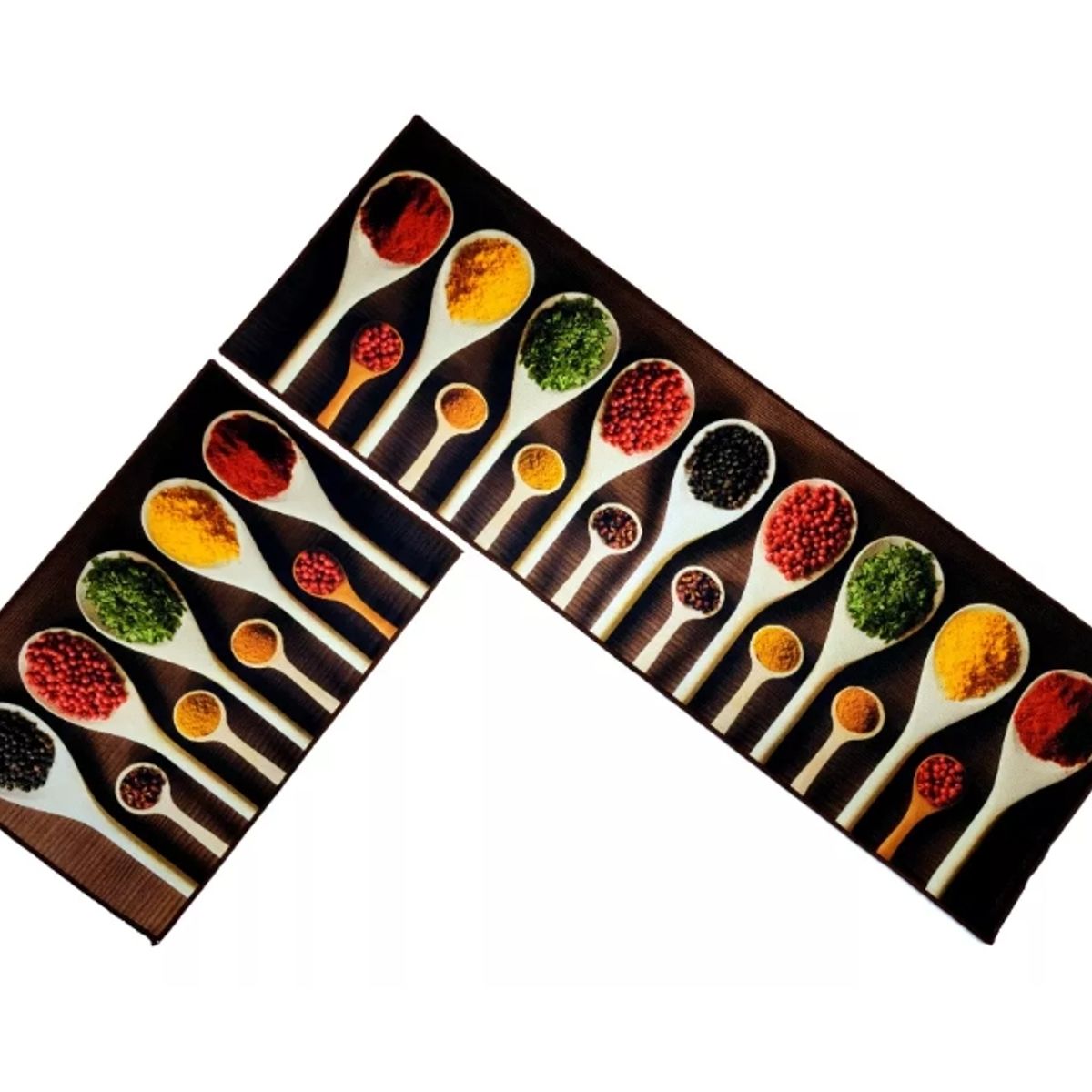 GENERICO - Alfombra Para Cocina Piso Baño Antideslizante Set 2 En 1.