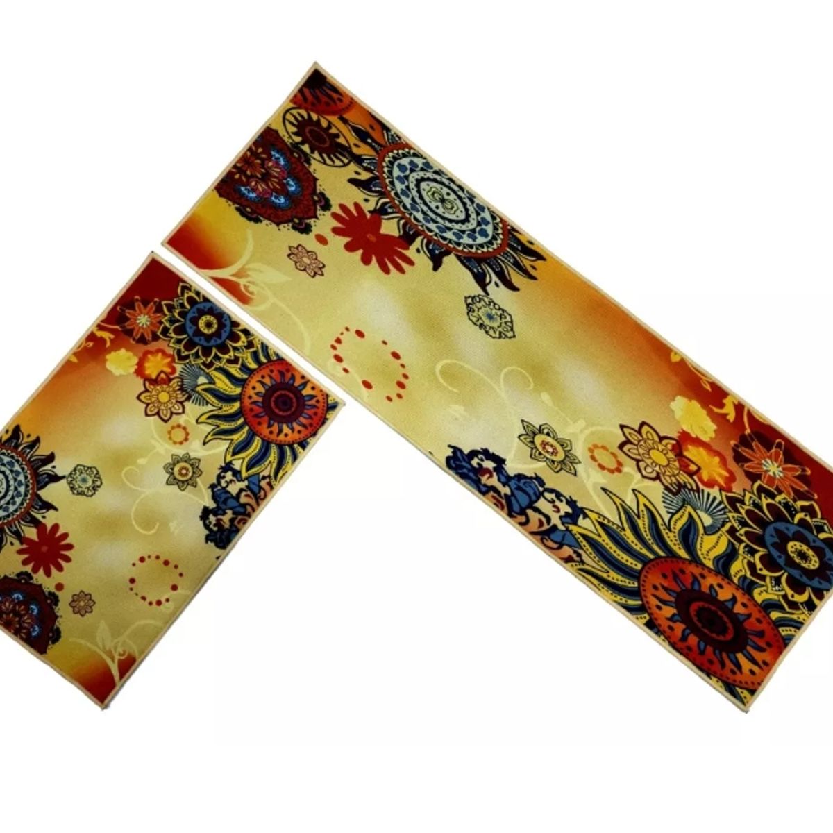 GENERICO - Alfombra Para Cocina Piso Baño Antideslizante Set 2 En 1.