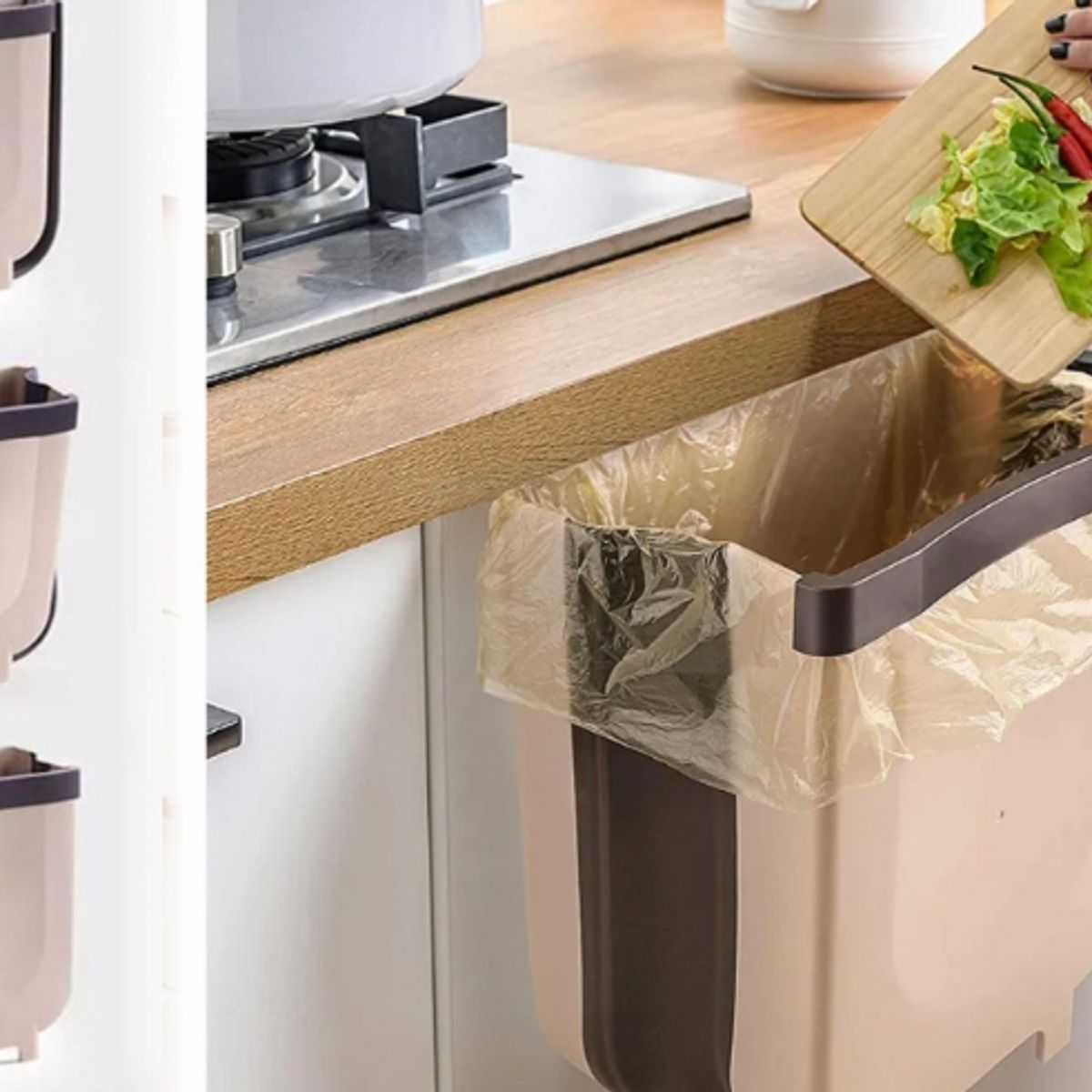 GENERICO - Basurero Plegable Para Cocina Cafe