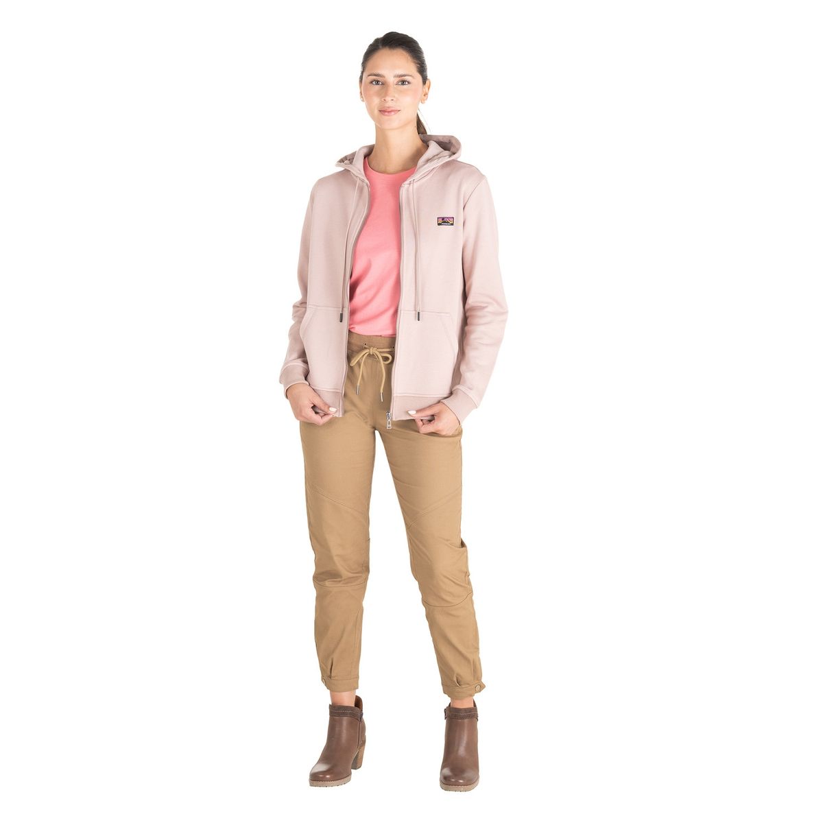 PANAMA JACK - Polerón Mujer Rosado Panama Jack