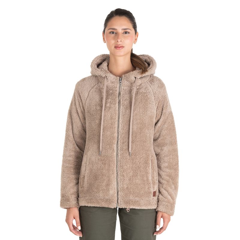 PANAMA JACK - Polerón Fleece Taupe Mujer Panama Jack - Taupe