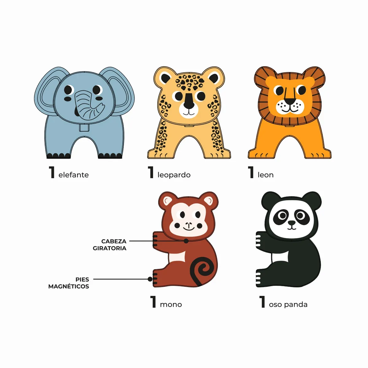 BRAINTOYS - Imanix Animals Wild Jungle K Braintoys