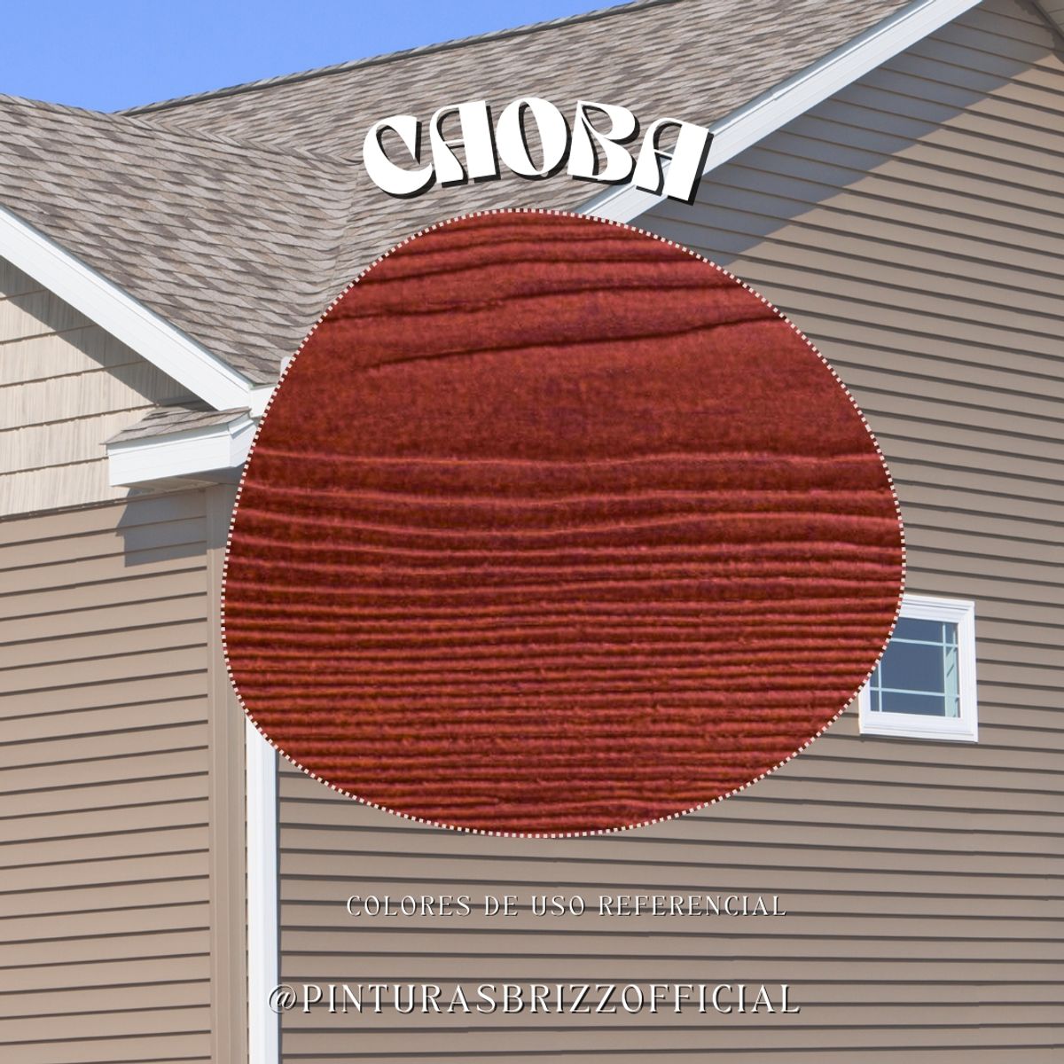 PINTURAS BRIZZ - FIBROCEM SIDING CAOBA TINETA