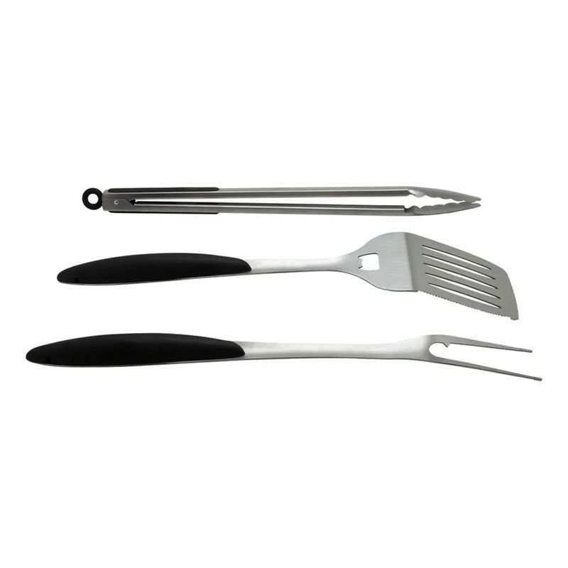 BLACK BULL - Set Parrillero 3 Piezas  Blackbull Bbq Asado Parrilla