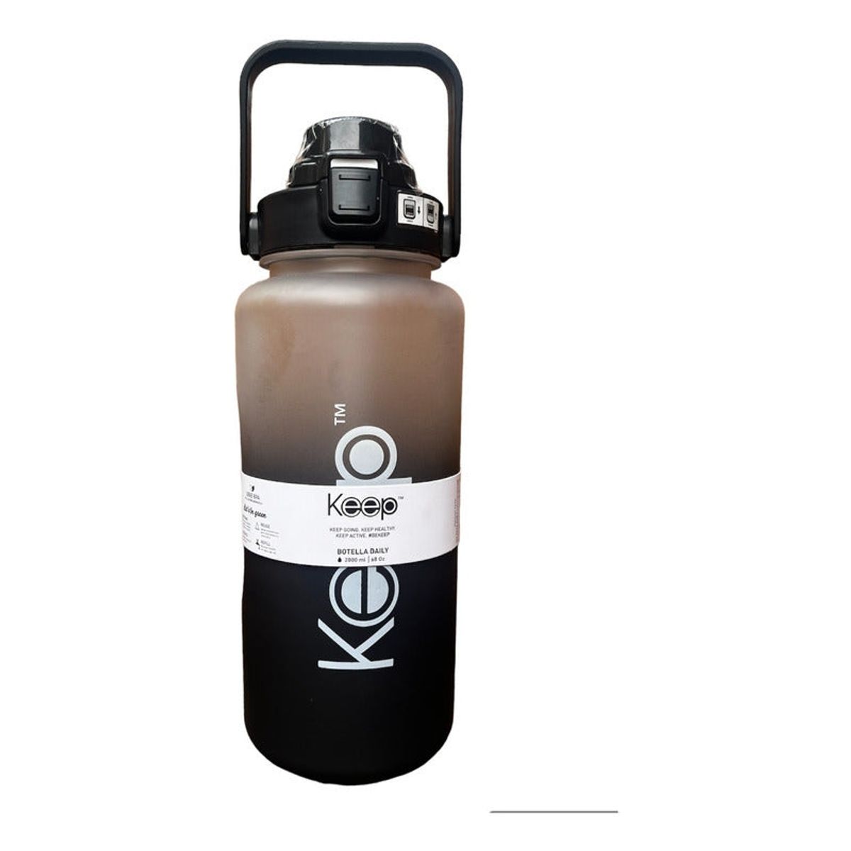 KEEP - Botella De Agua Daily Keep Gran Capacidad 2lt Deportiva color verde