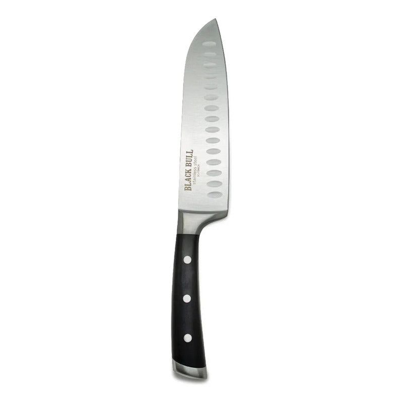 BLACK BULL - Cuchillo Santoku Platinum Collection 33 Cm Black Bull