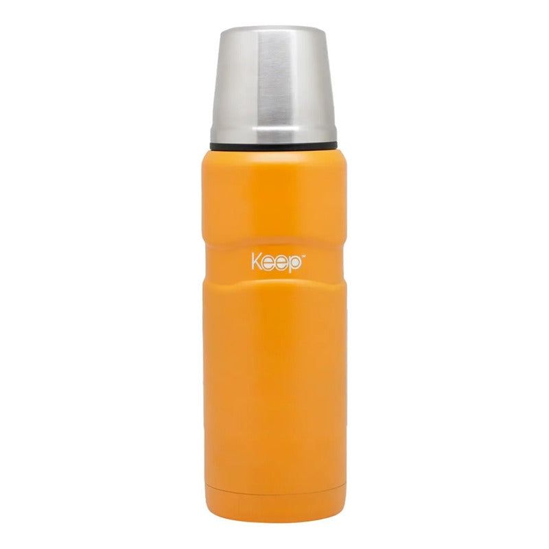 KEEP - Termo Keep Ergo 500ml Antiderrame Frío Caliente Color Amarillo