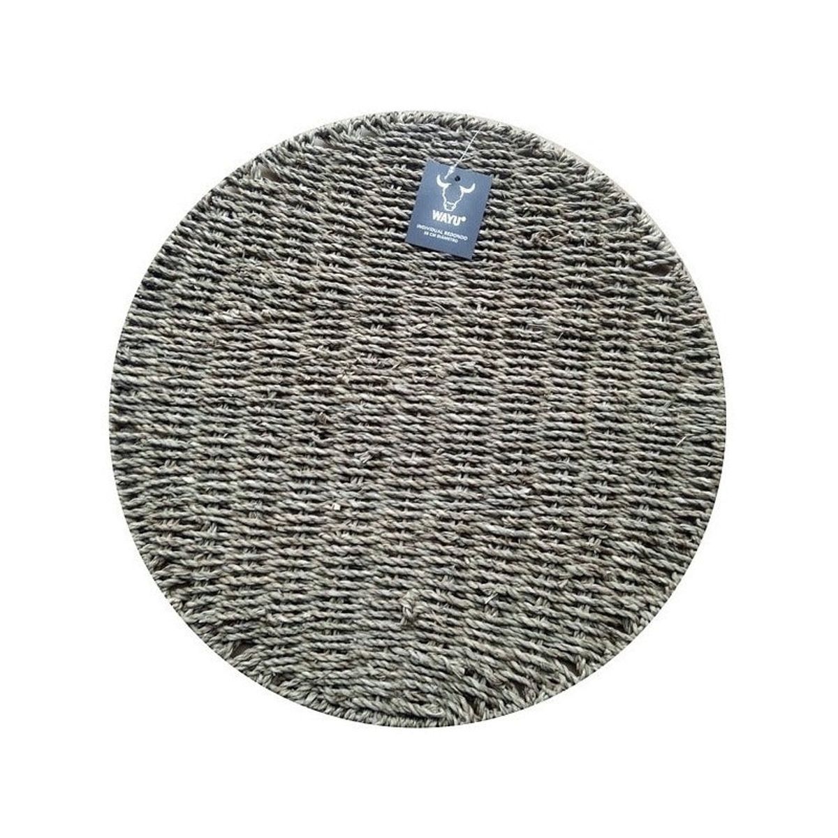 WAYU - Individual Redondo De Fibra Natural Ratan Wayu