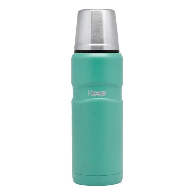 KEEP - Termo Keep Ergo 500ml Antiderrame Frío Caliente Color Turquesa