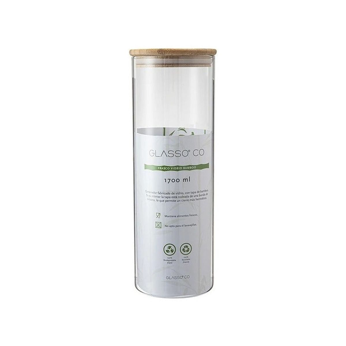GLASSO - Contenedor Bamboo 1.7l Eco Glasso