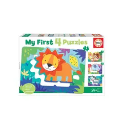 EDUCA - Puzzle Infantil Animales de la Selva (My First 4) - SC