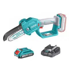 TOTAL TOOLS - Motosierra 20v 130mm Bat+ Cargador Total Tgsli2058