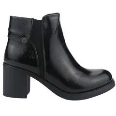 CHALADA - Botin Mujer Negro Casual Prata-3