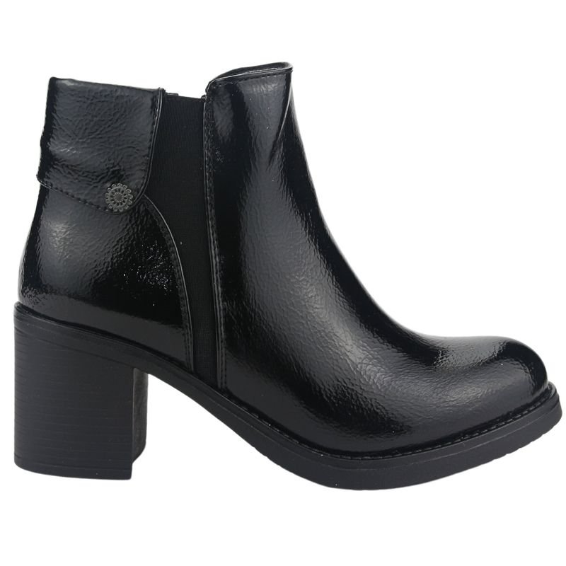 CHALADA - Botin Mujer Negro Casual Chalada Prata-3.