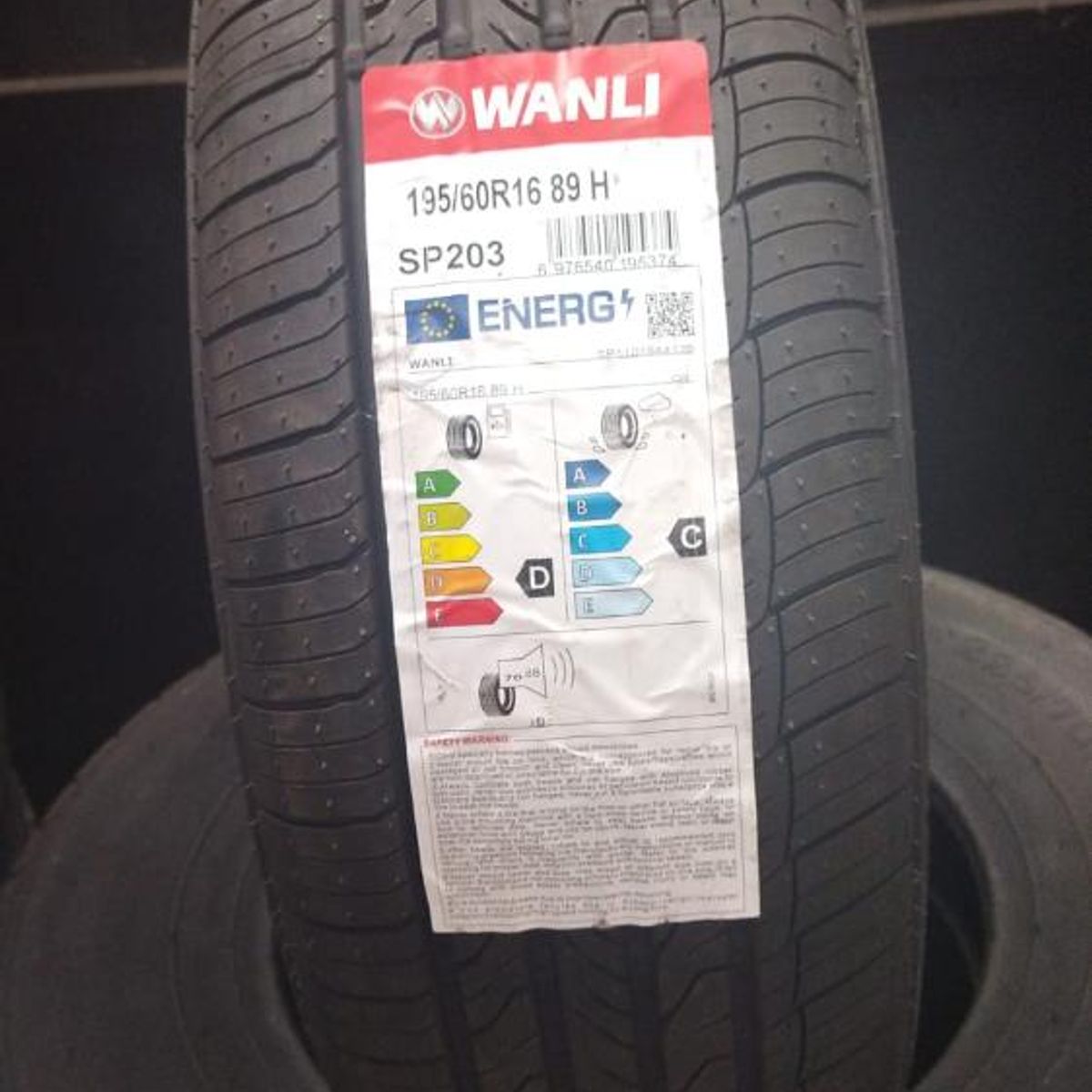 GENERICO - NEUMATICO 195/60 R16 WANLI SP203+ 89H WANLI
