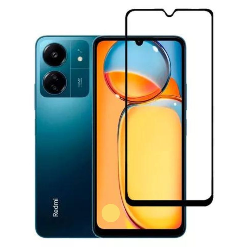 GENERICO - Mica Lámina Vidrio Templado Completa Para Xiaomi Redmi 13c
