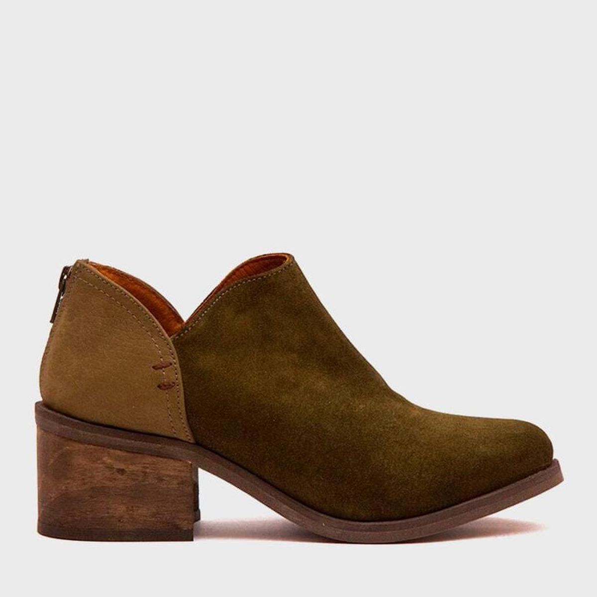GIANI DAFIRENZE - Botin de mujer cuero verde Vinago Giani Dafirenze