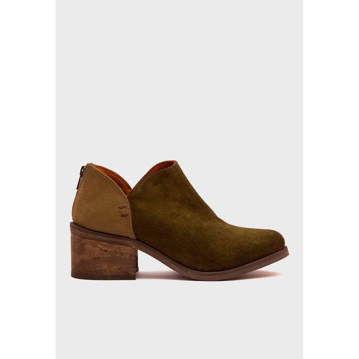 GIANI DAFIRENZE - Botin de mujer cuero verde Vinago Giani Dafirenze